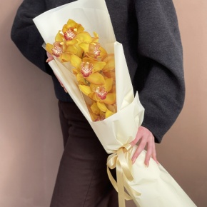 Букет из желтой орхидеи в Егорьевске