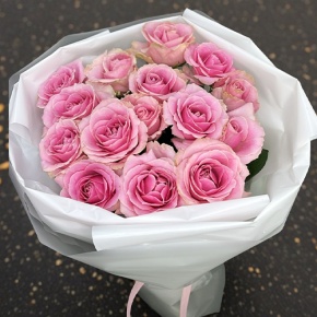 Букет из 15 пудровых роз (70 см) в Егорьевске