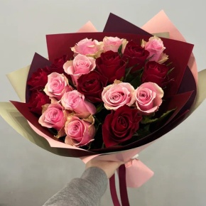 Букет "Вечность" из 17 роз кения (40 см) в Егорьевске