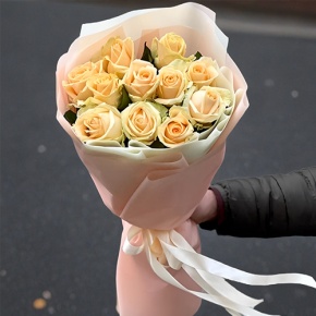 Букет из 11 роз Пич Аваланж (60 см) в Егорьевске