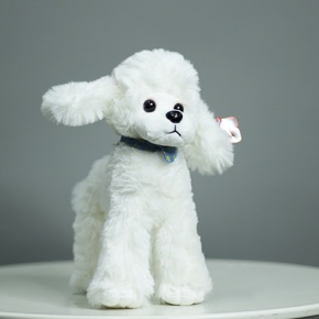 Плюшевый пудель белый (25 см) в Егорьевске