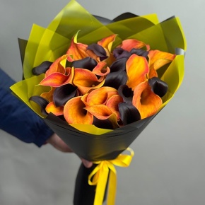 Букет "Карамель" из 29 калл в Егорьевске