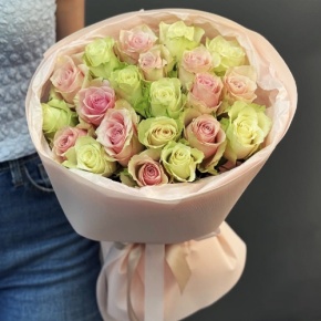 Букет из 21 нежной розы (40 см) в Егорьевске