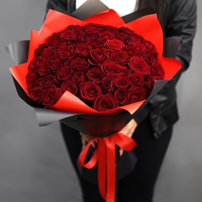 Букет из 51 красной розы (50 см) в Егорьевске
