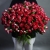 Букет из 51 кустовой рубиновой розы (50 см) в Егорьевске