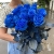 15 синих LUX роз Эквадор (70 см) в Егорьевске
