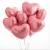 Сердце розовое фольгированный шар с гелием (45 см) в Егорьевске