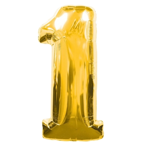 Шар гелиевый цифра 1 (40х102 см) в Егорьевске