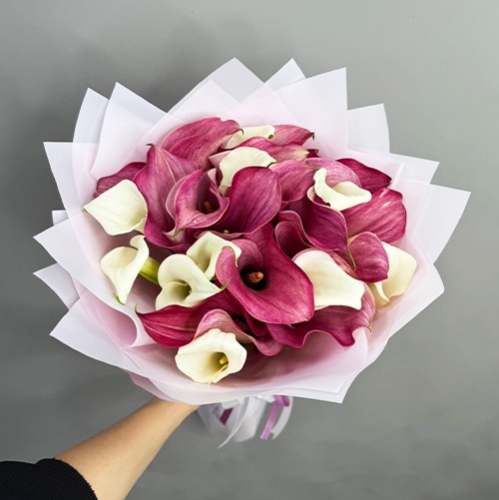 Букет из 25 нежных калл в Егорьевске