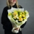 Букет "Мимозка" из нарциссов, диантусов и мимозы в Егорьевске