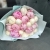Микс из 19 бело-розовых пионов в Егорьевске