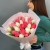 Букет из 25 кораллово-белых тюльпанов в Егорьевске