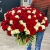 Букет 151 роза красный и белый микс (60 см) в Егорьевске Букет 151 роза красный и белый микс (60 см) в Егорьевске