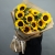Букет "Месседж" с подсолнухами и эвкалиптом в Егорьевске