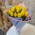 Букет из 15 жёлтых тюльпанов в Егорьевске Букет из 15 жёлтых тюльпанов в Егорьевске