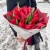 Букет 27 красных тюльпанов в Егорьевске Букет 27 красных тюльпанов в Егорьевске